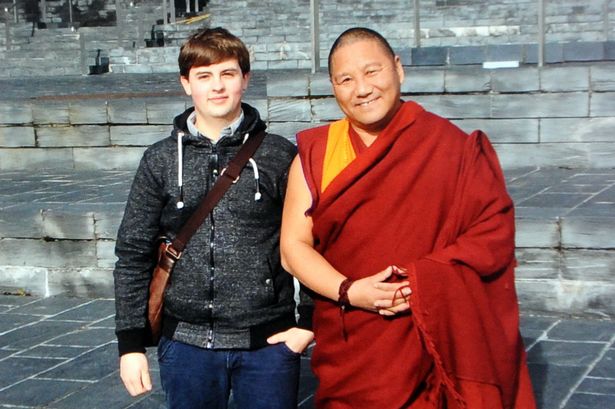 Buddhist monk Lama Topgyal Lobsang reunited the German teenager with his family