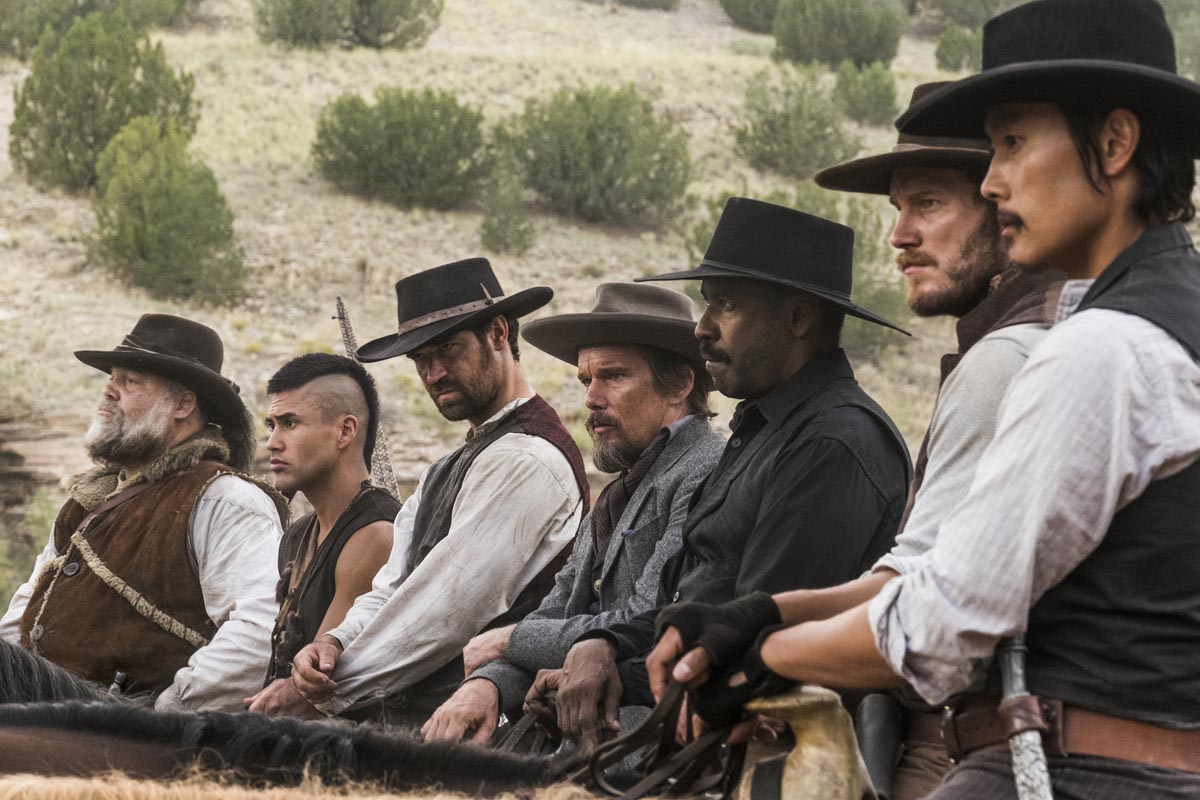A still from the film 'The Magnificent Seven'.