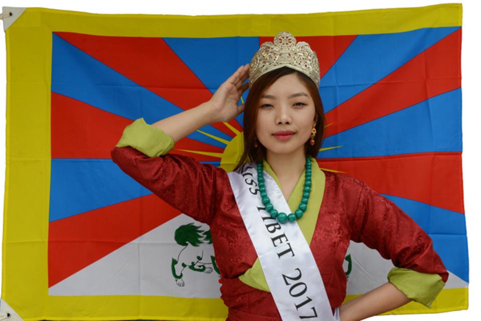 Tenzin Paldon, 21, is an air hostess with a private airline. A handful of Miss Tibets who’ve gone to international pageants have been pressured to wear ‘Miss Tibet-China’ sashes.