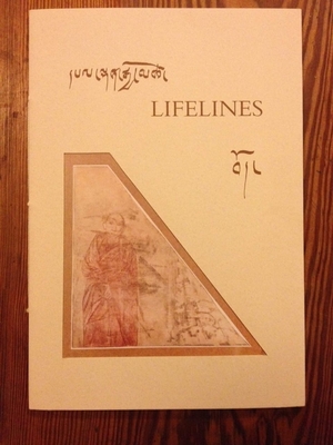 Cover of booklet 'Lifelines' by Francisca Van Holthoon.