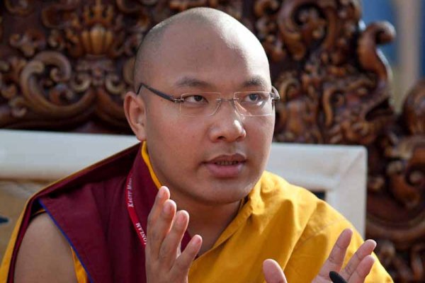 17th Karmapa Ogyen Trinley Dorje in a file photo
