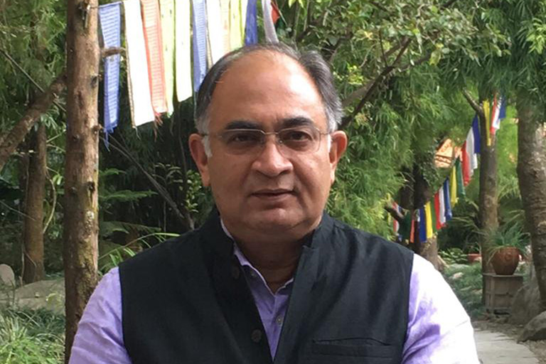 Amitabh Mathur, former senior Research and Analysis Wing officer and former advisor to the Union home ministry on Tibetan affairs, in a file photo taken at Norbulingka Institute in Dharamshala, India, in 2018.