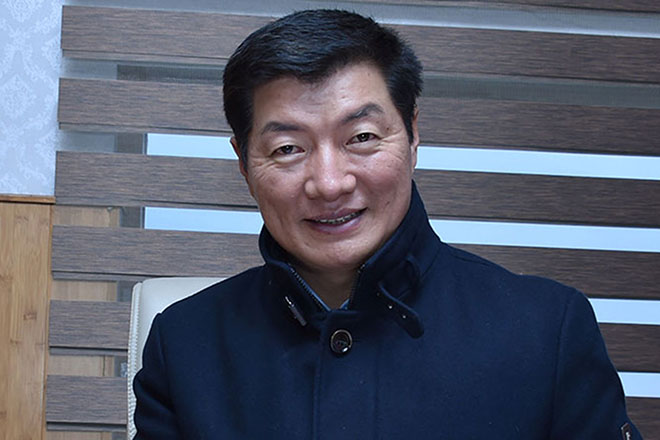 President of the Central Tibetan Administration, Lobsang Sangay.