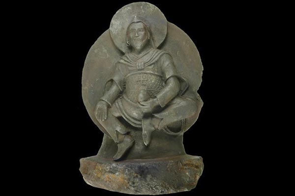 Thousand year-old ancient Buddhist statue known as the Iron Man