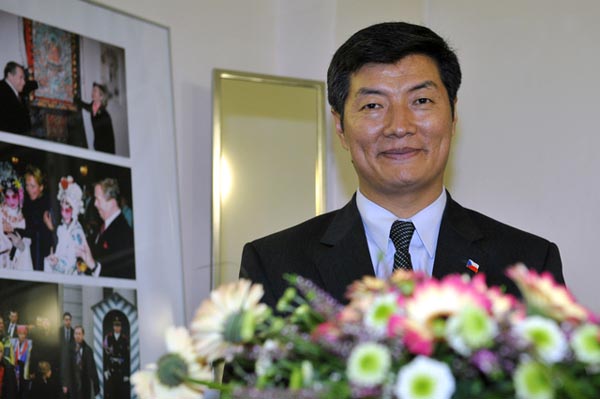  Sikyong of the Central Tibetan Administration Lobsang Sangay speaks in Prague