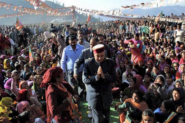 Himachal Pradesh Chief Minister Prem Kumar Dhumal