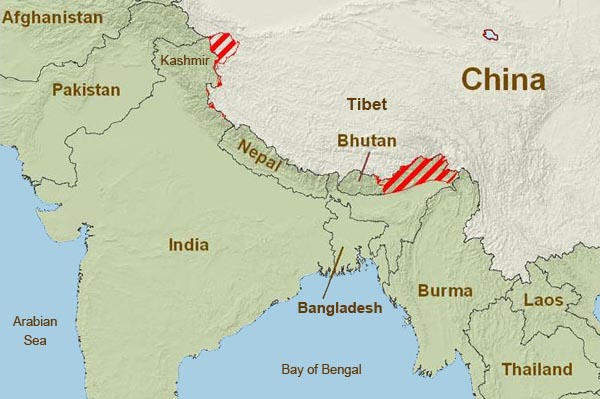 Map Controversy India Terms Chinese Action As Unacceptable