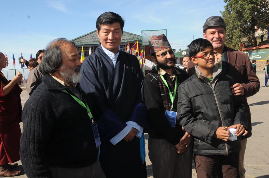 Sikyong Lobsang Sangay after the opening ceremony of the Special International Tibet Support Groups Meeting in Dharamshala, India.