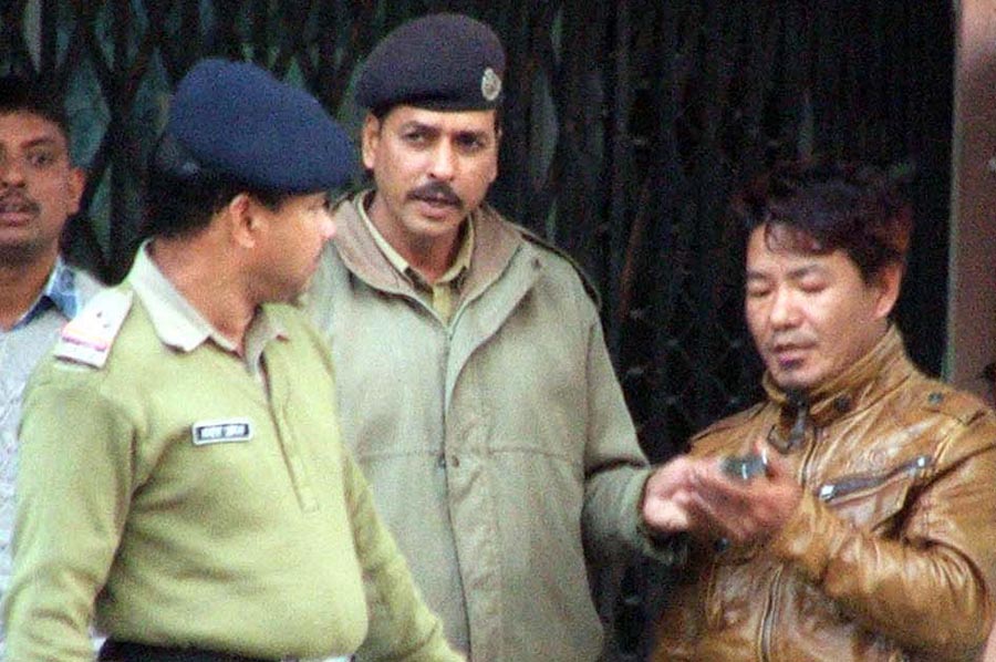 Konchok Tsering in police custody
