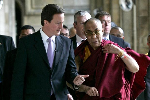 David Cameron and the Dalai Lama