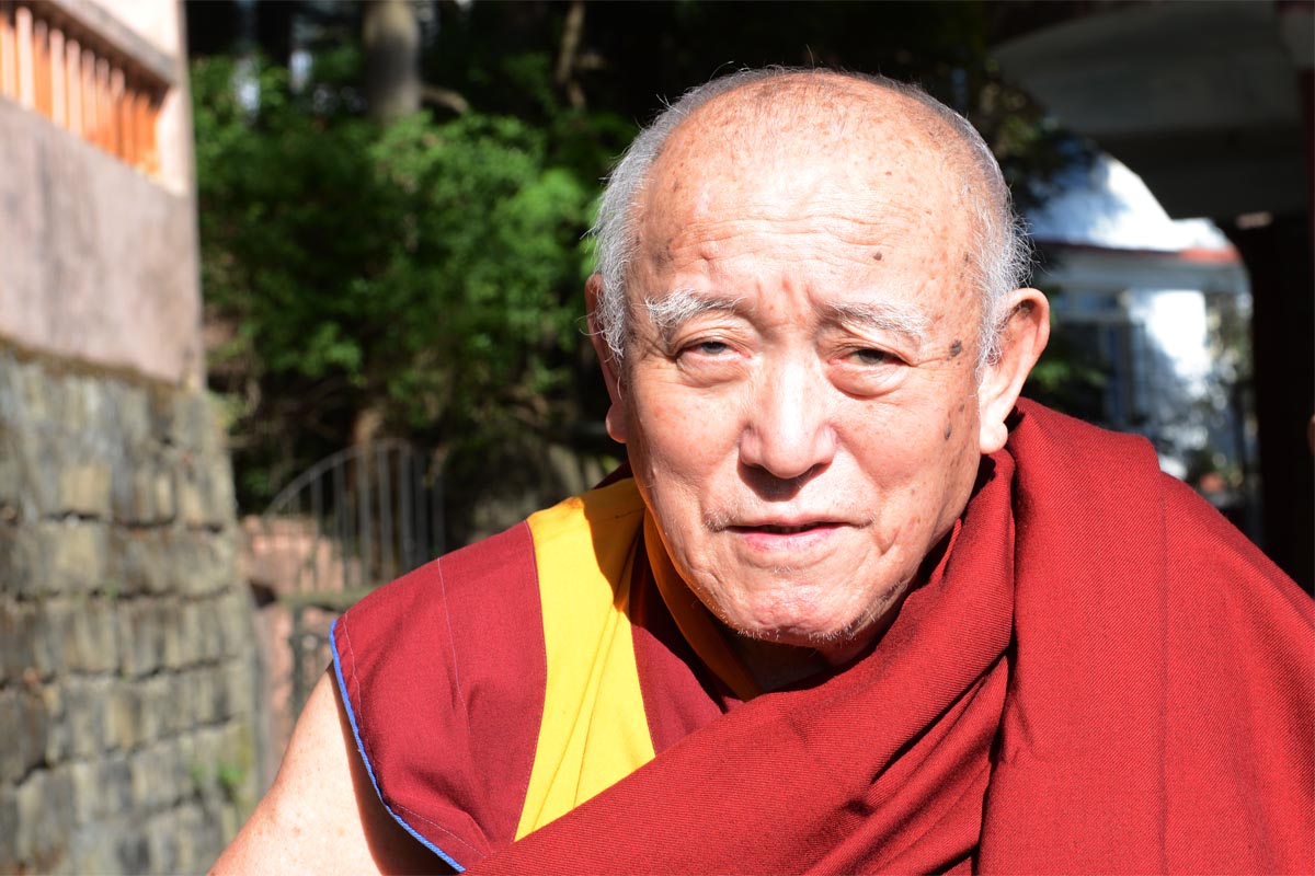 Denma Locho Rinpoche in a file photo taken in McLeod Ganj, India, on 14 November 2013.