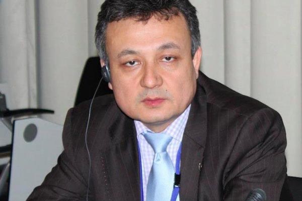 Dolkun Isa, an exiled Uyghur activist, in an undated file photo. China brands Isa a terrorist and is angered over India's decision to issue him a visa to attend a conference on democracy in McLeod Ganj, India.