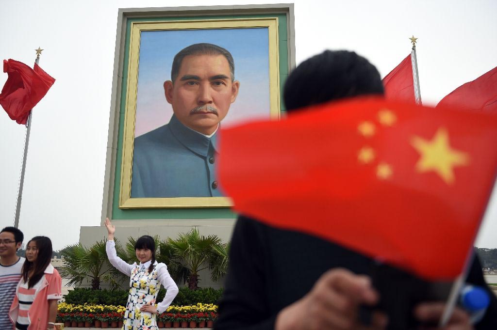 Considered the founding father of modern China for his 1911 overthrow of the Qing dynasty, Sun Yat-sen's portrait is displayed in Beijing's Tiananmen Square on important dates.