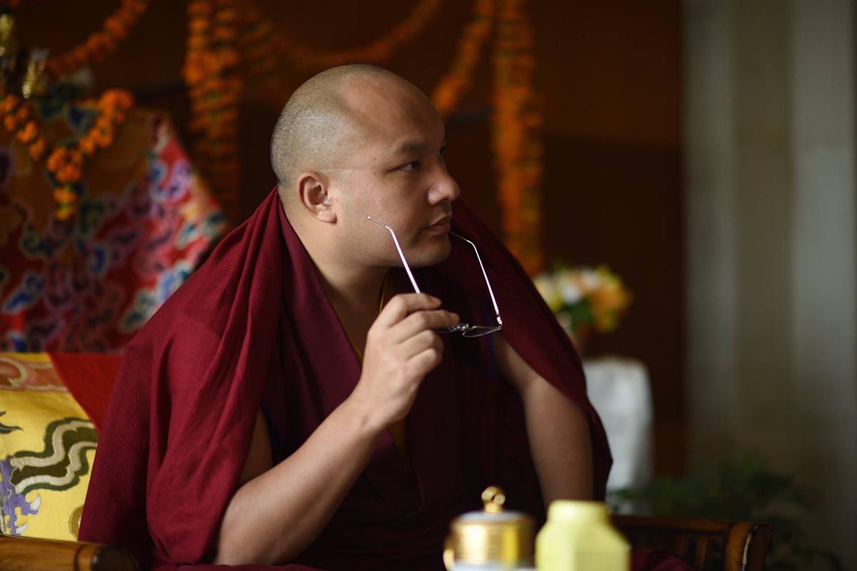 The 17th Karmapa Ogyen Trinley Dorje, in an undated file photo.