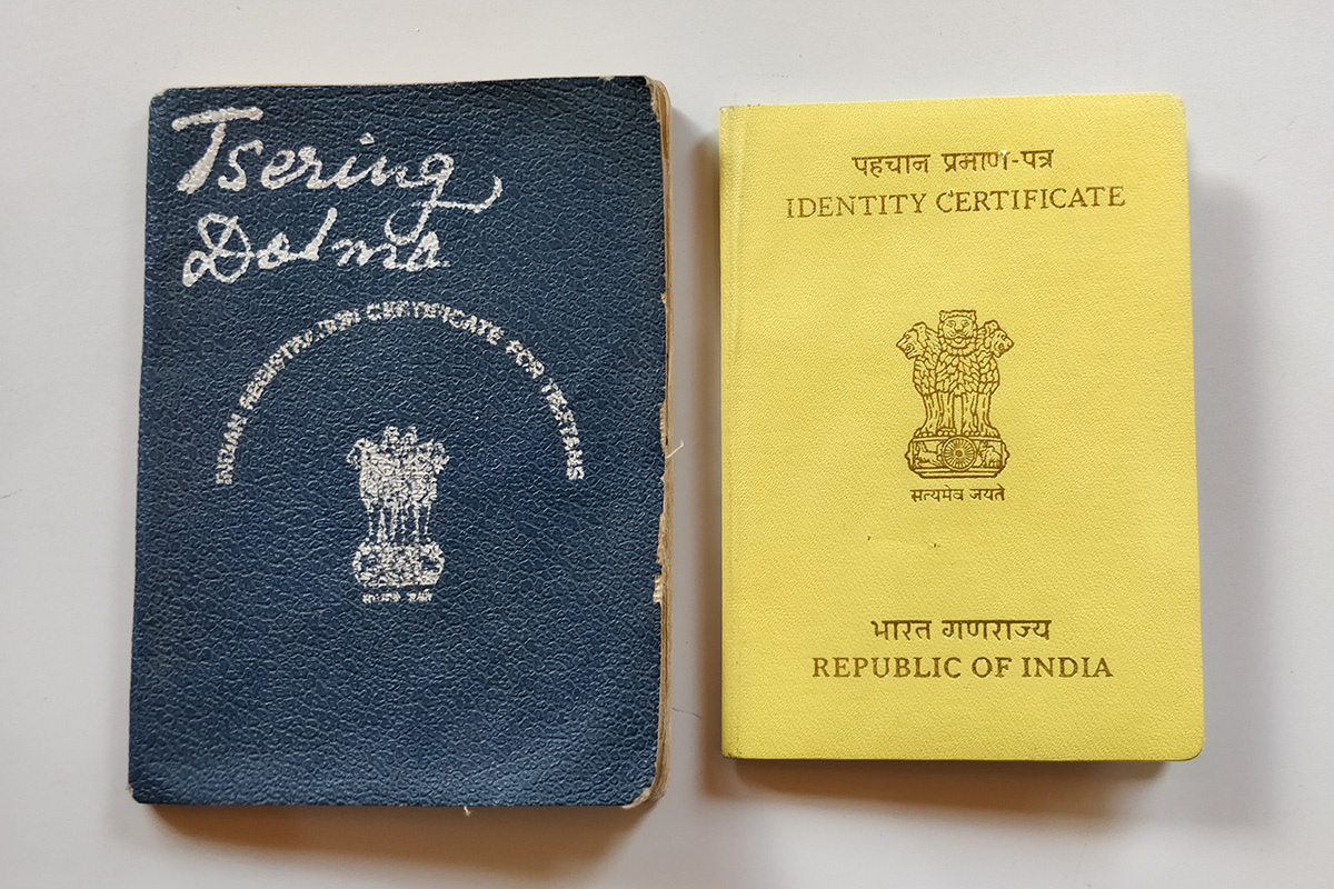 The Government of India's Registration Certificate (RC) and Identity Certificate (IC), which are issued to Tibetans in exile in India.