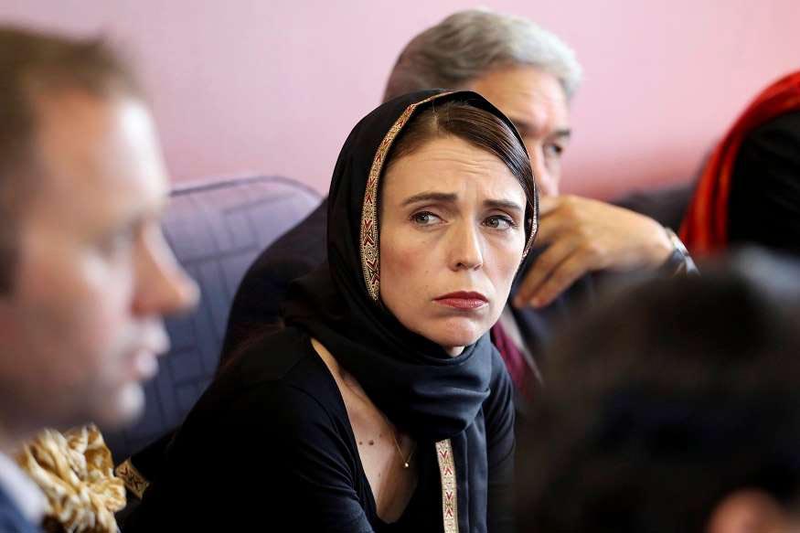 In this photo released by New Zealand Prime Minister's Office, Prime Minister Jacinda Ardern, center, meets representatives of the Muslim community on 16 March 2019 at the Canterbury Refugee Centre in Christchurch, New Zealand.