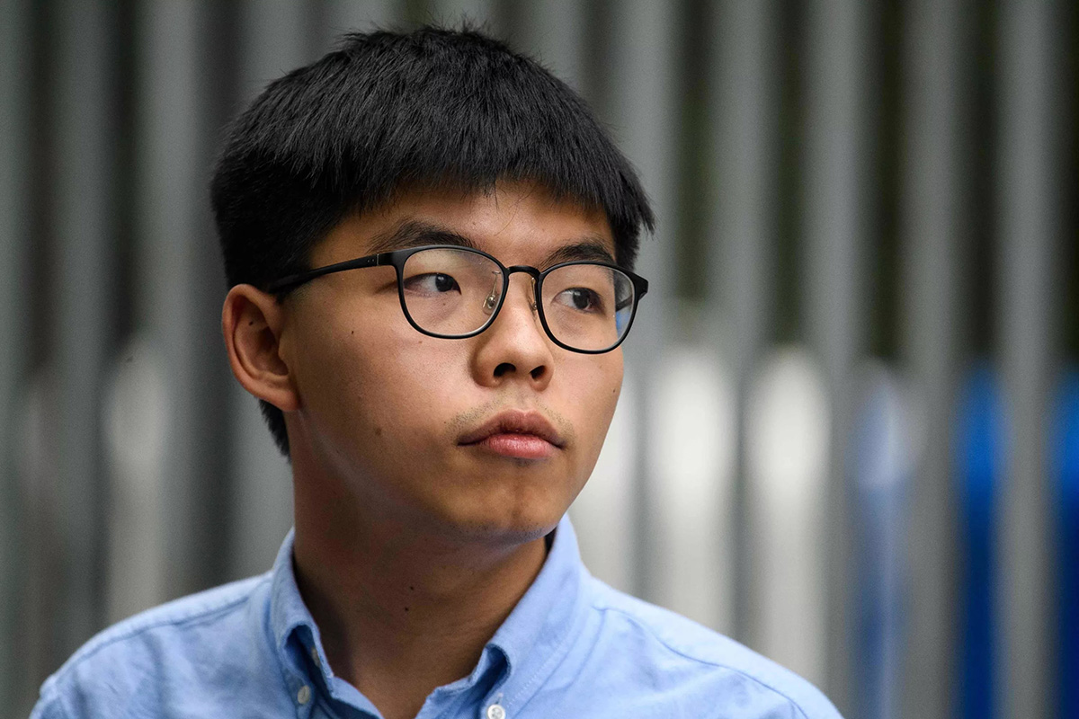 Joshua Wong said it was hard to plan for the future under the threat of the national security law imposed in Hong Kong in June.